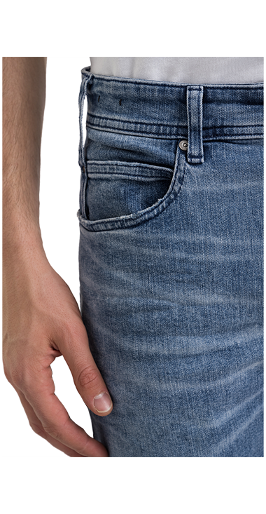 573 Clouds 10.5 OZ ダークインディゴスーパーストレッチデニムショーツ 詳細画像